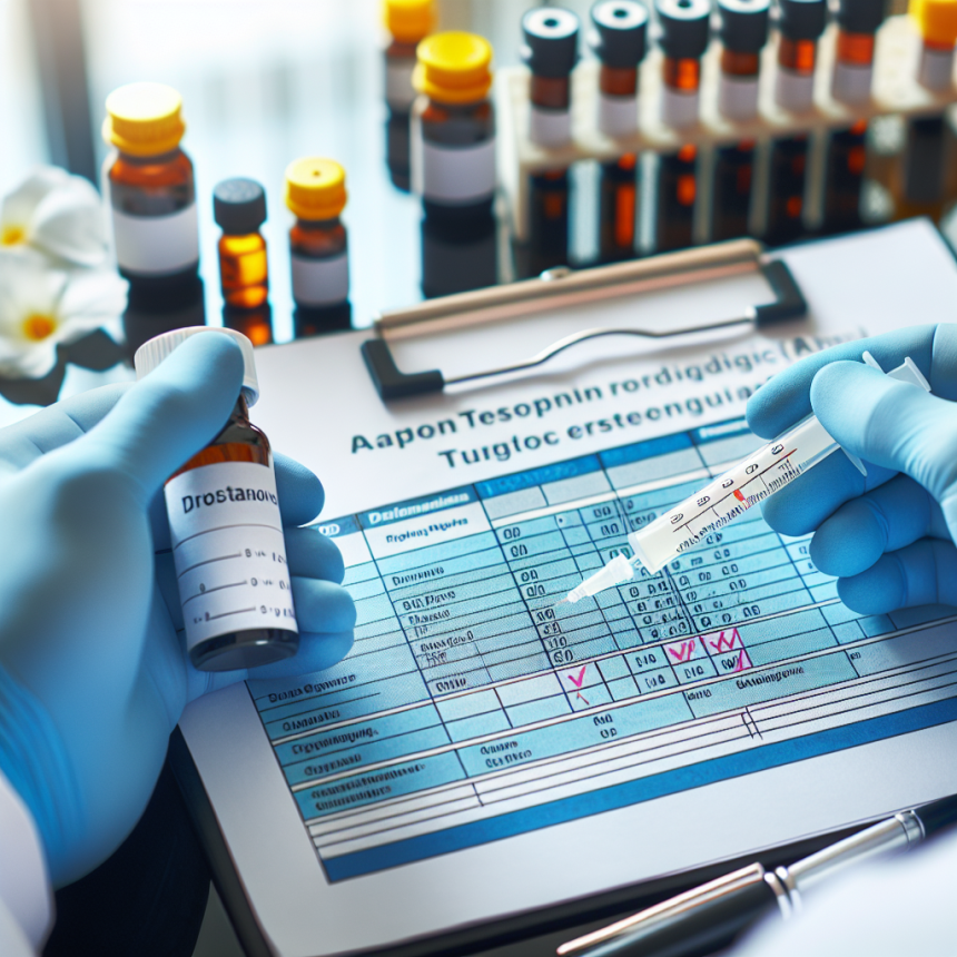 Analyzing drostanolone's doping test results