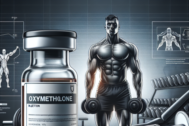 Oxymetholone injection as a supplement for athletes