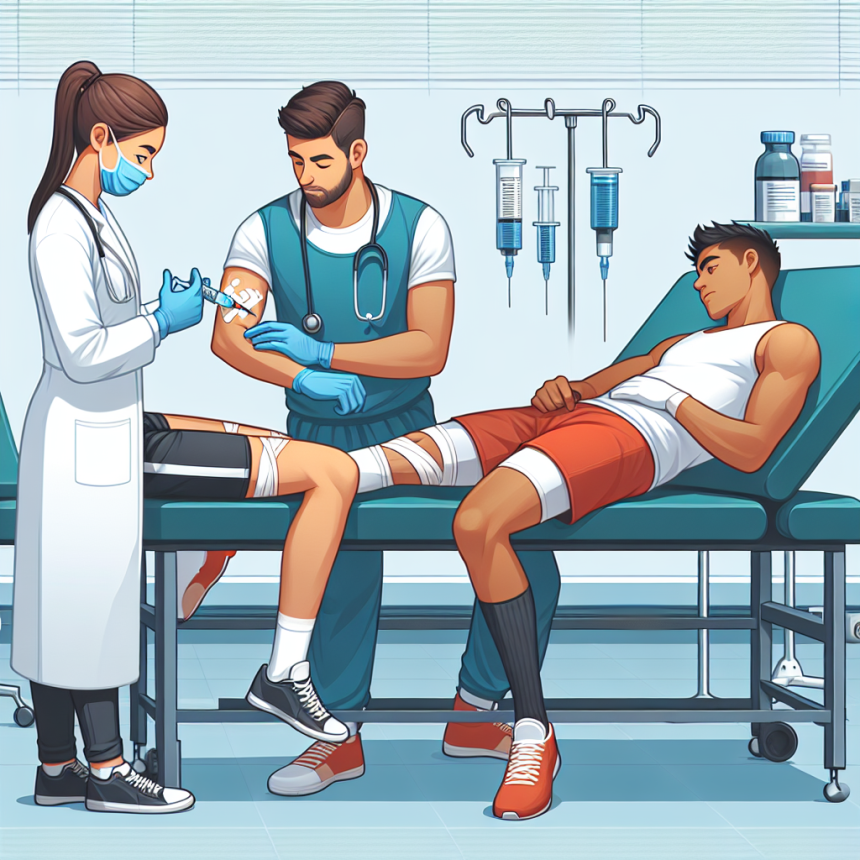 Therapeutic use: primobolan (metenolone) injection in sports injuries