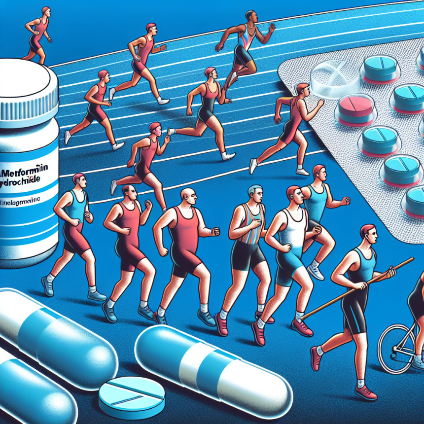 Utilizing metformin hydrochloride in managing diabetes in athletes