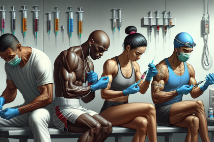 Bactericidal water injections for infection prevention in athletes