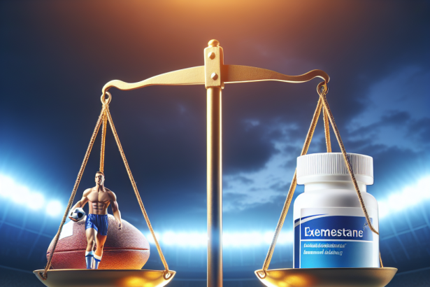 Exemestane as an anti-estrogen agent in sports