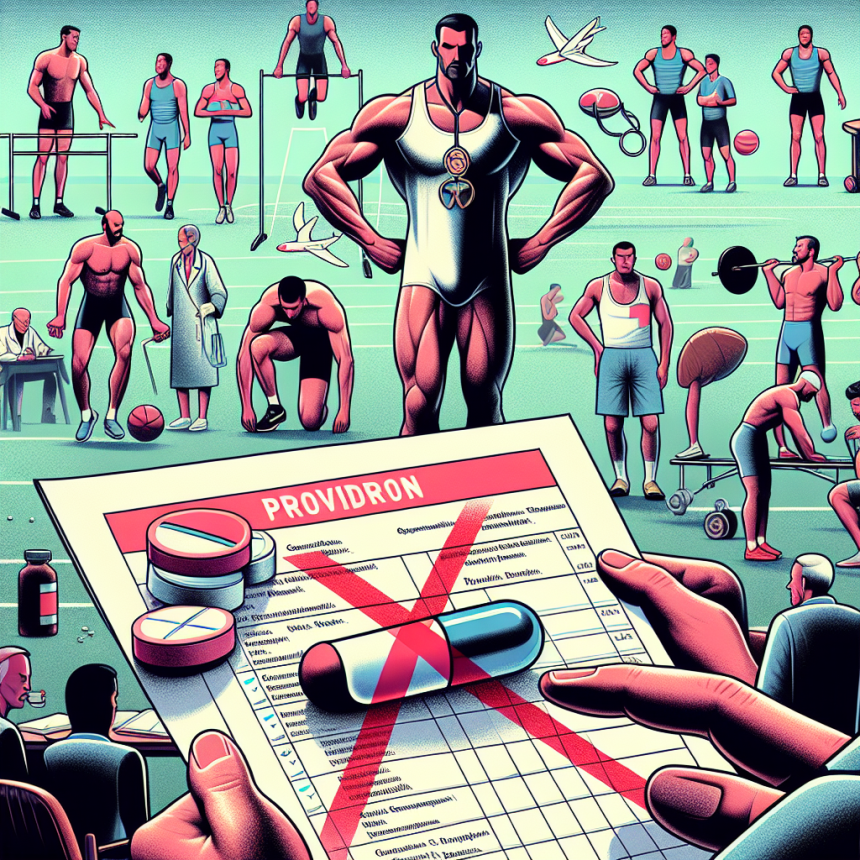 Regulation of proviron in sports events