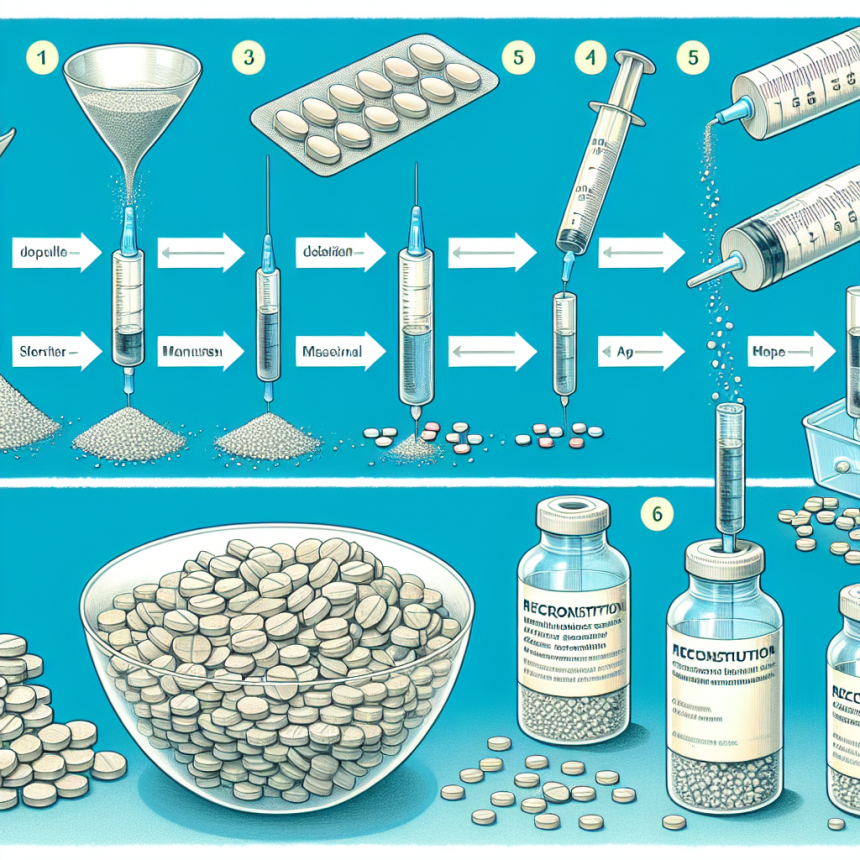Reconstitution protocol for methandienone compresse