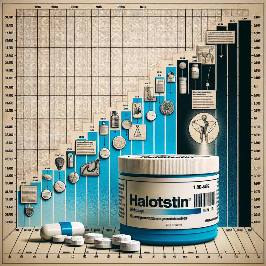 Discontinued uses of halotestin over time