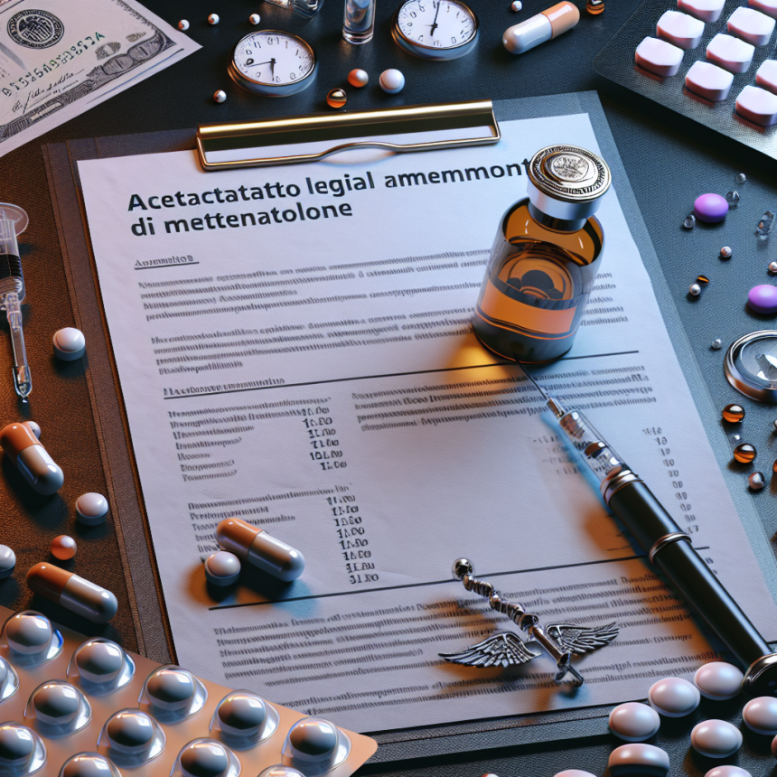 Future legal changes expected for acetato di metenolone