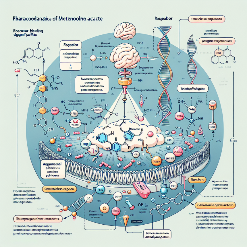Pharmacodynamics of acetato di metenolone: receptor binding and signal pathways