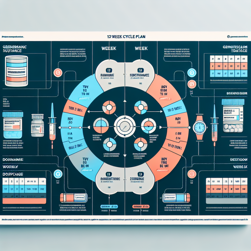 Sample cycle plan for halotestin: 12 weeks