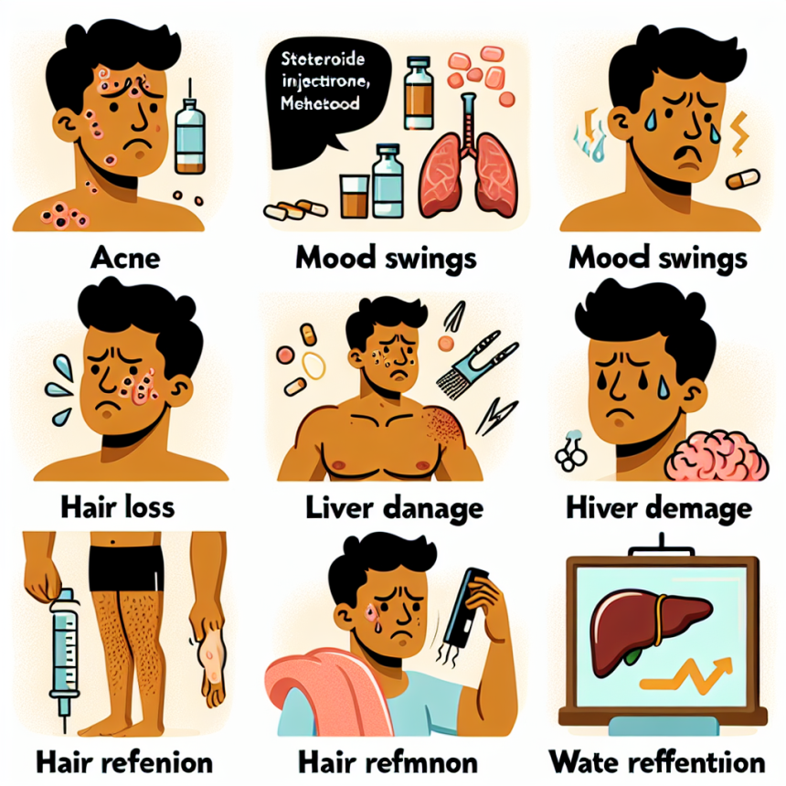 Most common side effects of methandienone injection