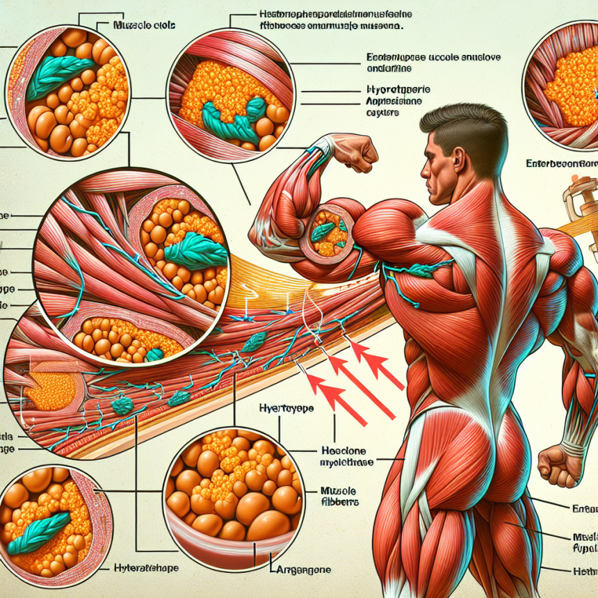 Muscle fiber hypertrophy with trestolone enantato